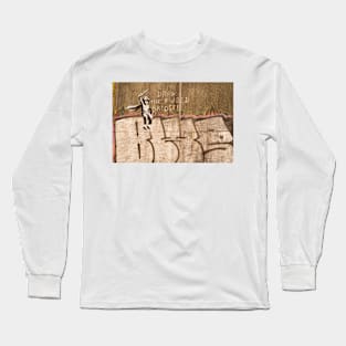 Banksy "Draw the Raised Bridge" in Hull. Long Sleeve T-Shirt